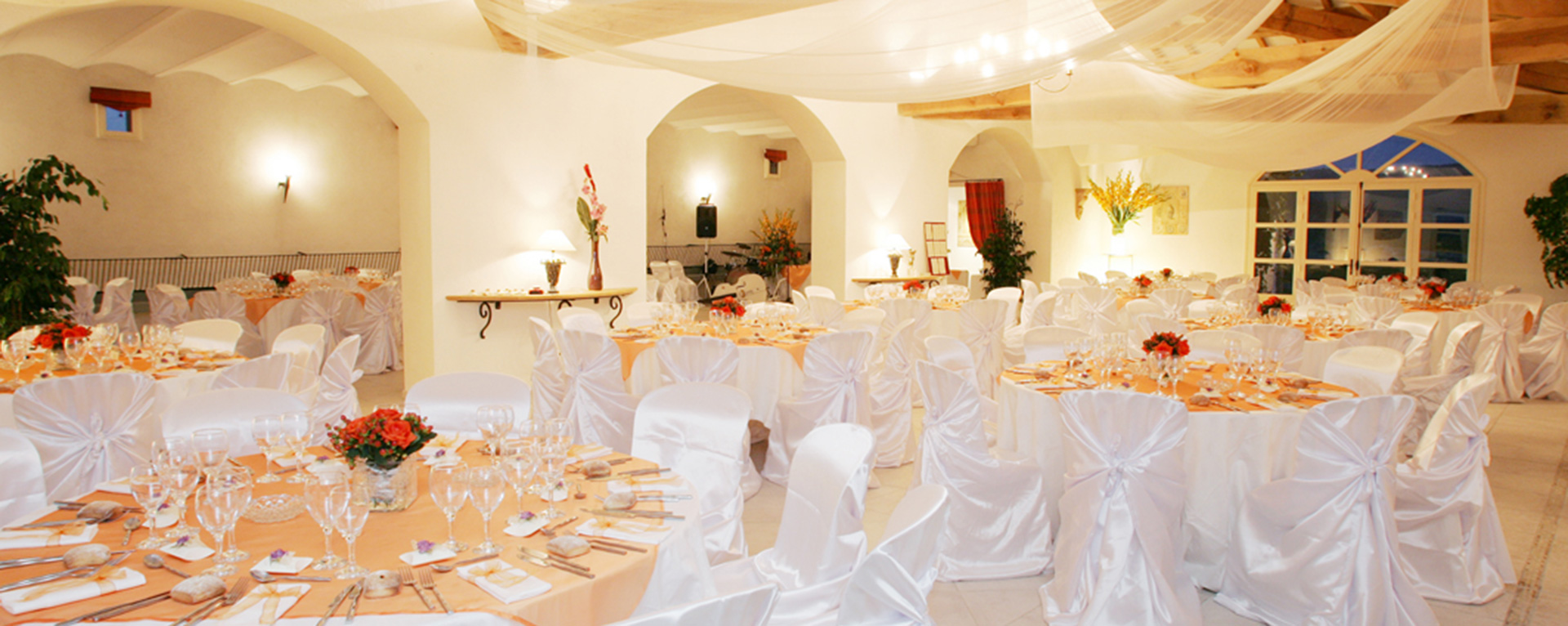 Salle de mariage de la Bergerie de la Vernède près de Narbonne